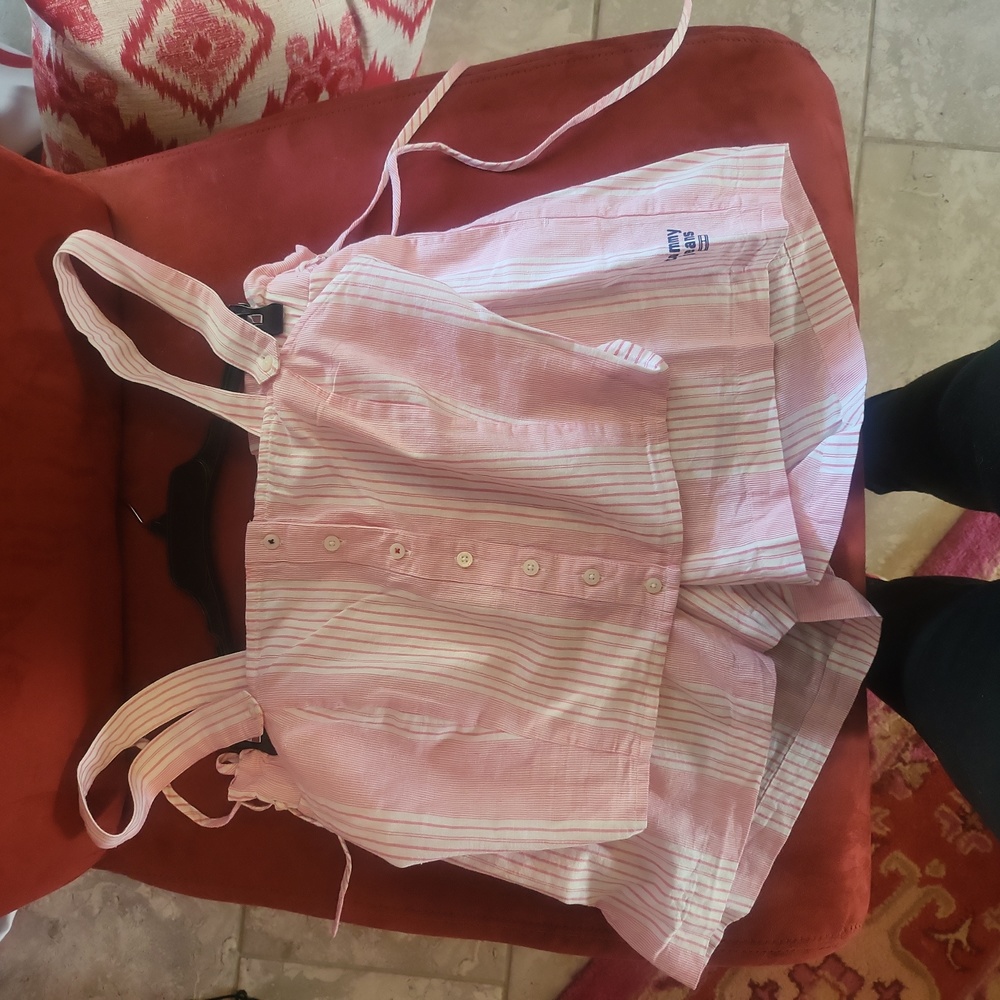 Tommy Hilfiger s/p new w/out tag. Pink/white stripe matching set.
